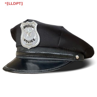 [LLDPT] 1Pc Creative Octagon Police Cap Classic Adults Police Hat Military Hat Stage Show Cap For Party Cosplay Performance Masquerade NEW