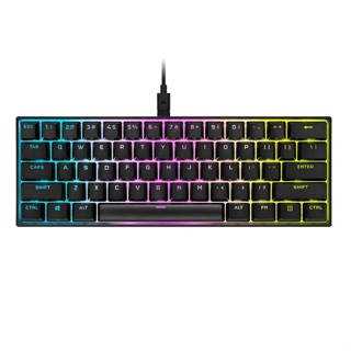 CORSAIR GAMING K/B K65 RGB MINI [US] MX SPEED RGB SILVER : CH-9194014-NA