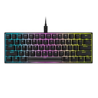 CORSAIR GAMING K/B K65 RGB MINI [US] MX SPEED RGB SILVER : CH-9194014-NA