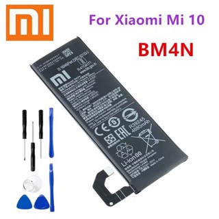 Xiaomi Mi 10 5Gi BM4N 4780MAh Original โทรศัพท์เปลี่ยนแบตเตอรี่ BM4N สำหรับ Xiaomi Mi 10 5G Mi10 Bateria แบตเตอรี่