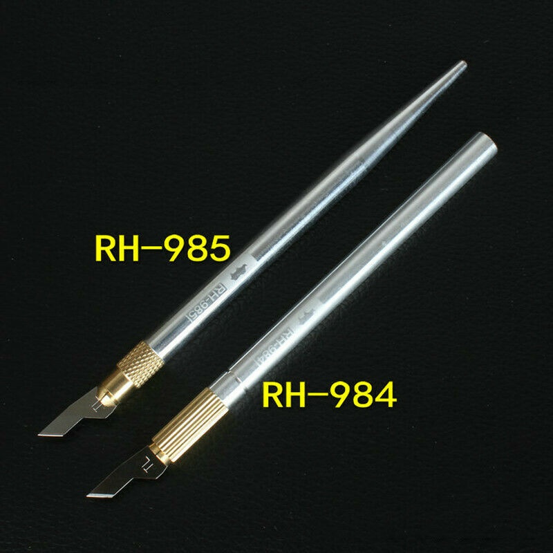 Rhino 985 984 โลหะ Graver Hard Sharp ใบมีด kinfe สําหรับ PCB โทรศัพท์มือถือซ่อมเครื่องมือเปิด