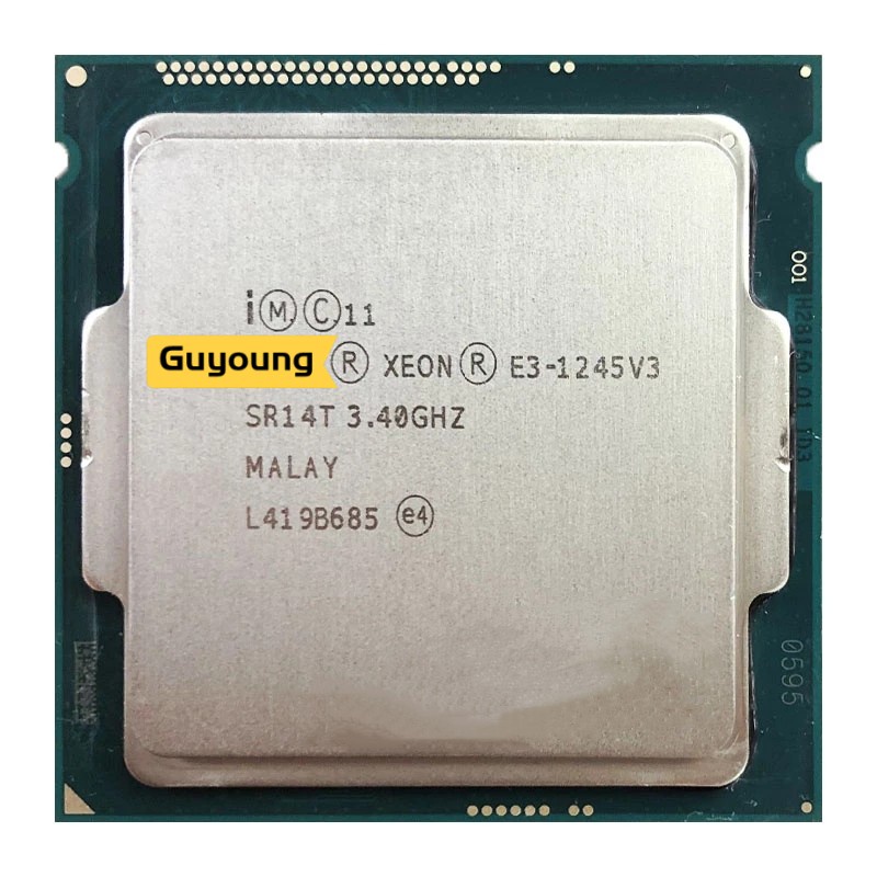 Xeon E3-1245 v3 E3 1245v3 E3 1245 v3 3.4 GHz Quad-Core โปรเซสเซอร์ CPU แปดเธรด 8M 84W LGA 1150