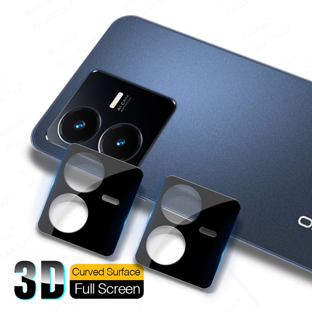 2pcs กลับ 3D กล้องป้องกันสําหรับ vivo Y22 Y22s 4G ฝาครอบเลนส์ด้านหลังบน vivo V30 V30 Pro V30 lite 4G