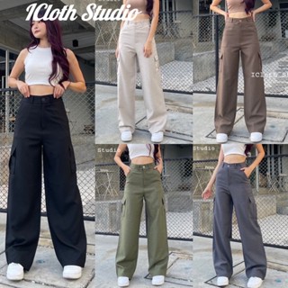 New Cargo Pants✨🥾(XS-3XL)กางเกงผ้าสใตล์คาร์โก้เกาหลี ทรงสวย สีสวยทุกสี