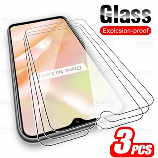 ฟิล์มกระจกนิรภัยกันรอยหน้าจอ สําหรับ Realme C33 Ralme Relme C 33 33C 4G RMX3624 RealmeC33 3 ชิ้น