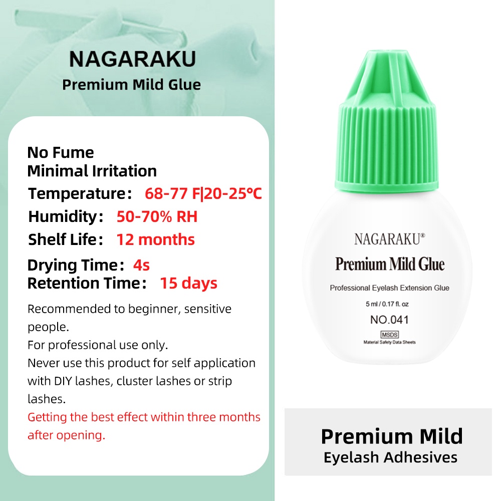 Nagaraku กาวต่อขนตา กาวพรีเมี่ยม ติดทนนาน 5 มล. - รูปที่ 3