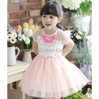 Dress-1274 กระโปรงเด็กแฟชั่นเด็กเกาหลี Size-120 (5-6Y)