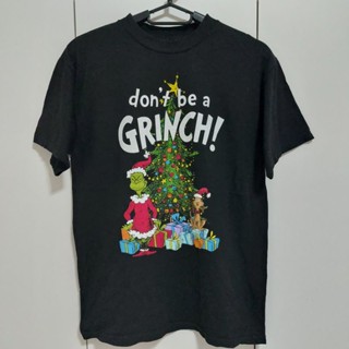 เสื้อยืดมือสอง Dr.Seuss dont be a GRINCH size M (LV1)