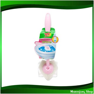 แปรงขัดโถสุขภัณฑ์ รุ่นเข้าซอกมุม Toilet Bowl Brush Corner Model สก๊อตช์-ไบรต์ Scotch-Brite แปรงขัด แปรง แปลงขัด แปลง ขั