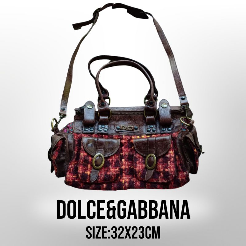 กระเป๋าแบรนด์Dolce&Gabbanaแท้มือสอง กระเป๋าแบรนด์เนมแท้