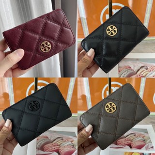 🎀 (สด-ผ่อน) กระเป๋าสตางค์ 2พับ ใบกลาง 141077 84788 87868 87875 Tory Burch Willa Medium Wallet