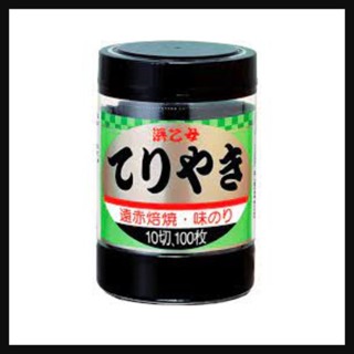 สาหร่ายอบกรอบรสเทอริยากิ Hamaotome Far Infrared Roasted Flavored Nori Teriyaki 100g