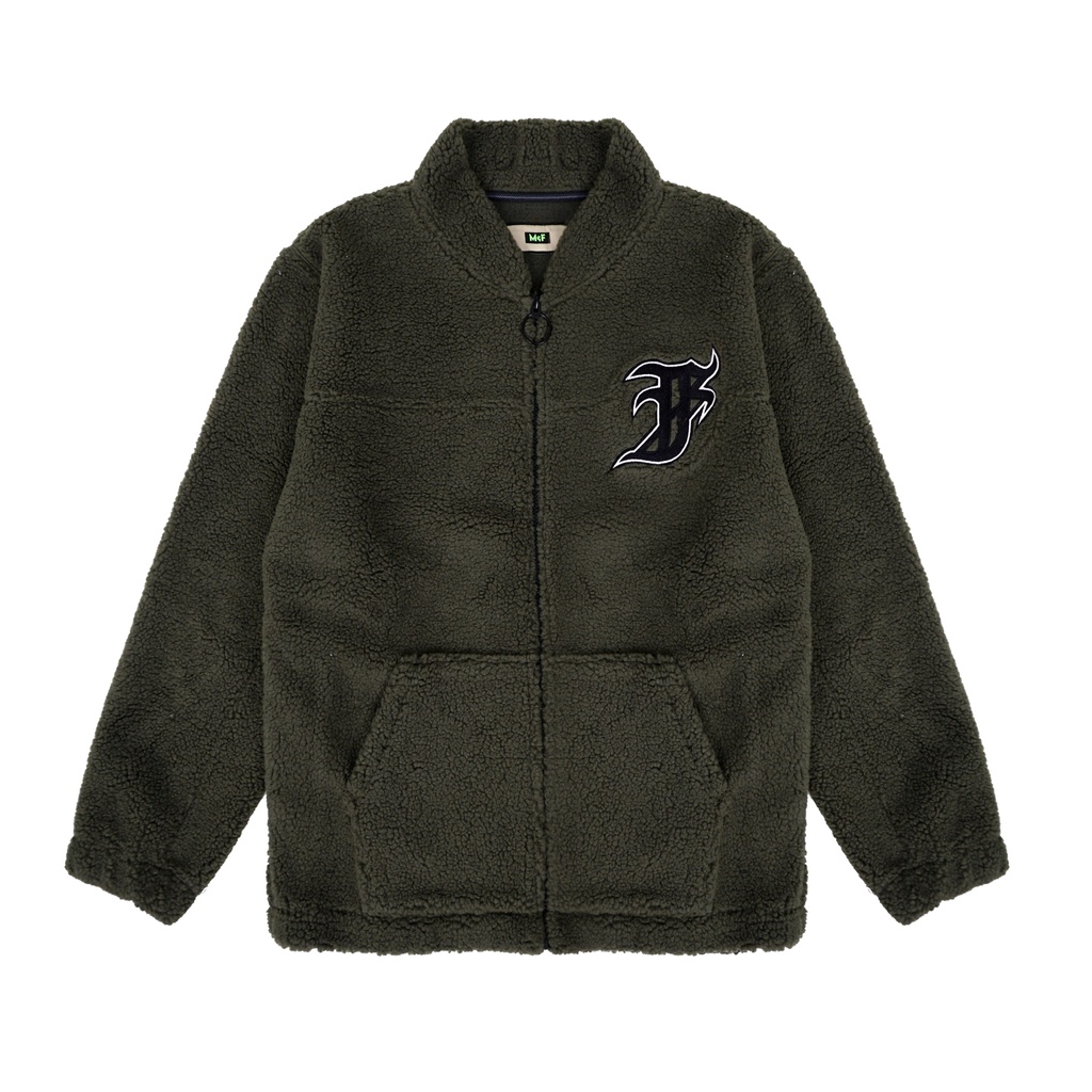 SOUBI ATTITUDE SHERPA CARDIGAN JACKET