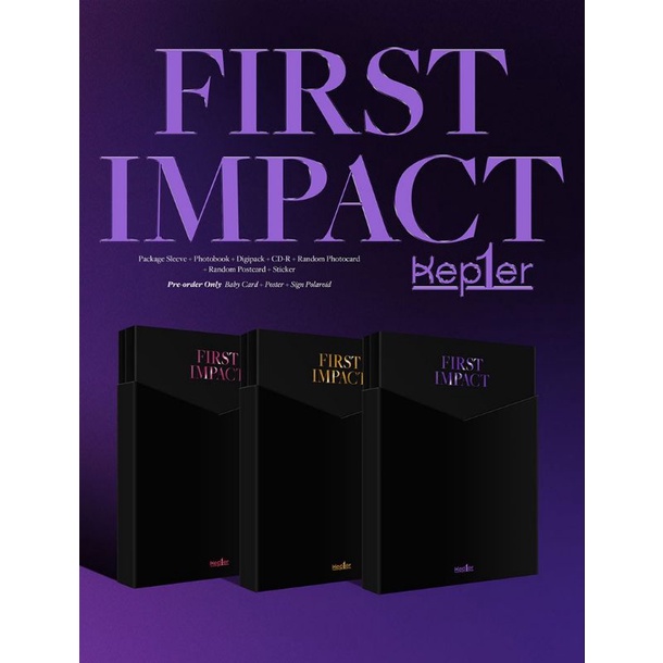 [พร้อมส่ง] KEP1ER FIRST IMPACT ALBUM