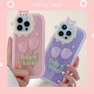 [พร้อมส่ง] เคสโทรศัพท์มือถือ ลายดอกไม้ มอนสเตอร์น้อย สไตล์ญี่ปุ่น เกาหลีใต้ สําหรับ Apple iPhone 14 13 12 11 PROMAX XS XR XSMAX SE2020 6 7 8PLUS MINI