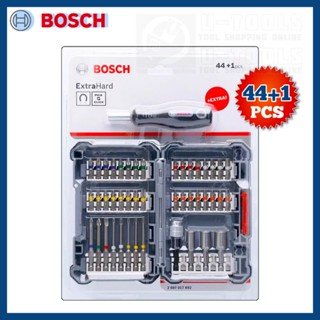 BOSCH Extra Hard ชุดดอกไขควงและด้ามขัน (44+1 ชิ้น) รุ่น 2607 017 692 PICK &amp; CLICK