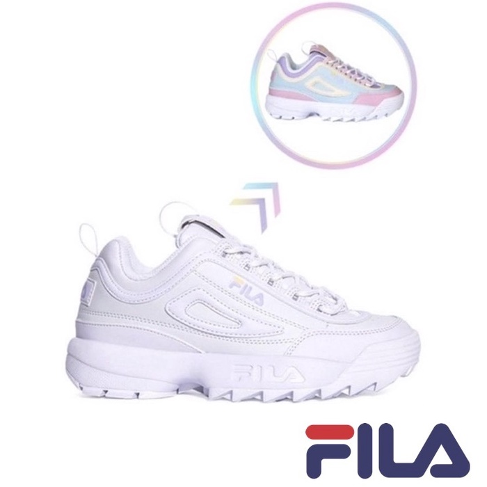 [ลิขสิทธิ์แท้] FILA Disruptor II - Sun Reactive รองเท้ารุ่นใหม่ เปลี่ยนสีได้ตามแสงแดด
