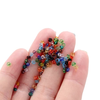St. kunkka ลูกปัดแก้ว 2 มม. 20 สี สําหรับทําสร้อยคอ สร้อยข้อมือ DIY 1,000 ชิ้น