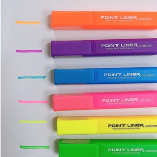 [[ M&amp;G ]] ของแท้ !!! ปากกาไฮไลท์หัวเล็ก Point Liner