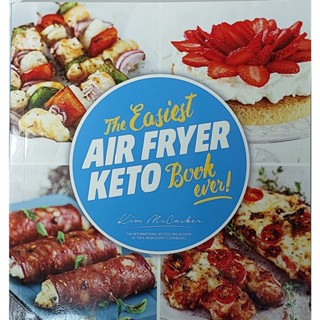 หนังสือ อาหาร ขนมหวาน คีโต ด้วยหม้ออบ ภาษาอังกฤษ THE EASIEST AIR FRYER KETO BOOK EVER 143Page