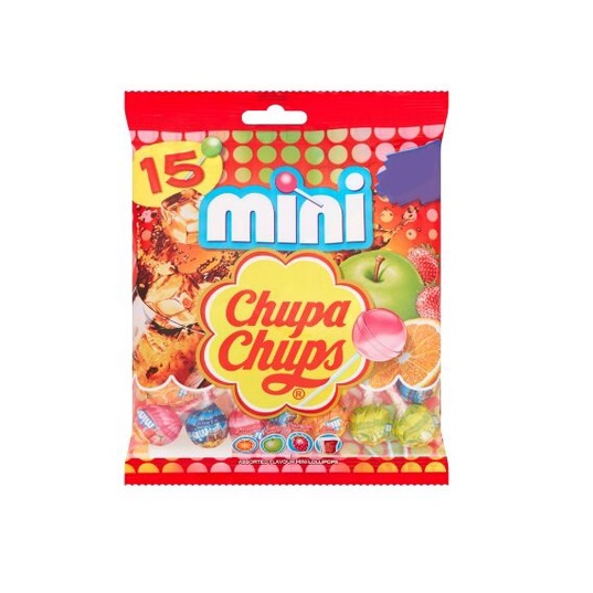 Chupa Chups Mini Lollipops 90g จูปาจุ๊ปส์ มินิ อมยิ้ม ลูกอม