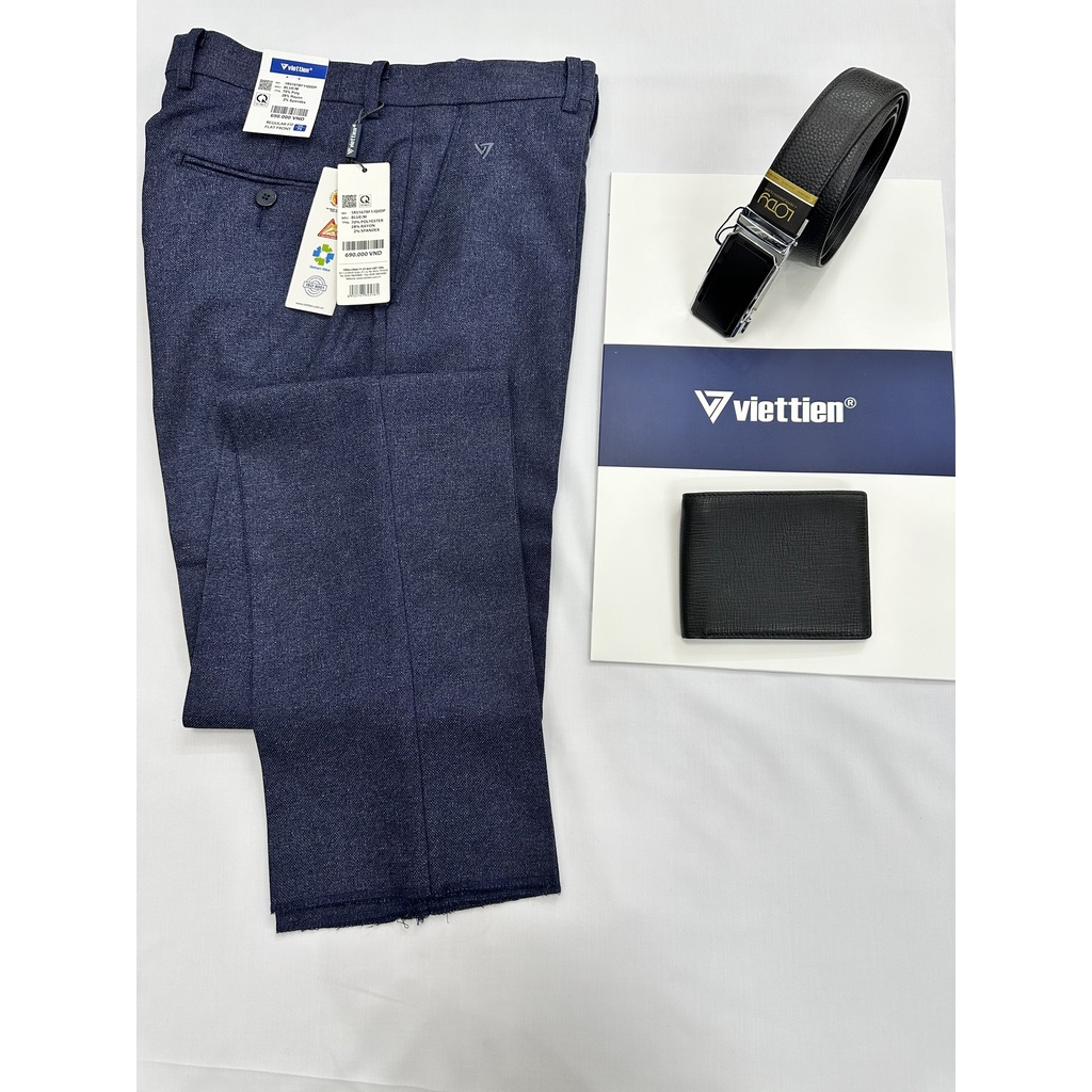 Viet Tien กางเกงขายาวสีน้ําเงิน (กางเกงลําลอง) (1R5166- 1R5167) ไซส์ใหญ่