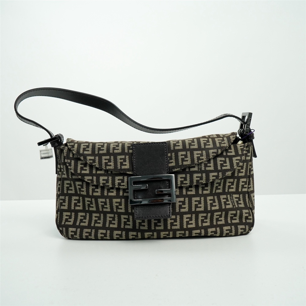 FENDI Fendi presbyopic กระเป๋าถือทรงบาแก็ตต์ทรงรักแร้