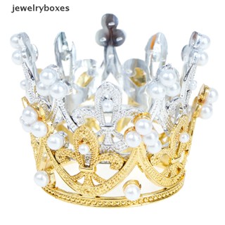 [jewelryboxes] มงกุฎคริสตัล ไข่มุก ขนาดเล็ก เครื่องประดับผม สไตล์บูติก สําหรับเด็ก 1 ชิ้น