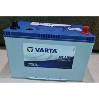 แบตเตอรี่ VARTA 120D31L 12V 90Ah 720A ใส่รถ TOYOTA ISUZU MITSUBISHI NISSAN ขั้วL ขั้วแอล