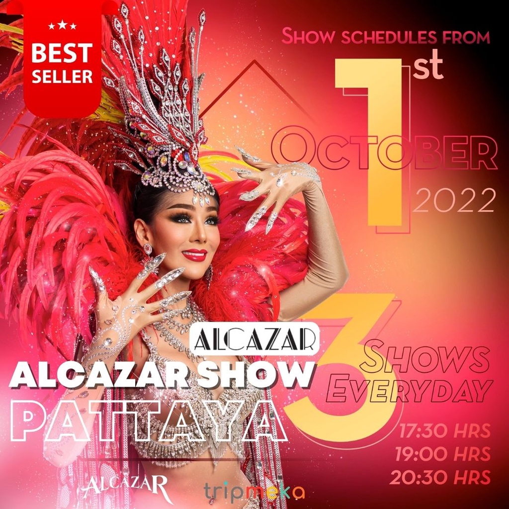 [Voucher] บัตรเข้าชมการแสดง Alcazar Cabaret Show Pattaya