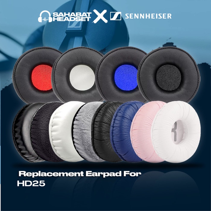 แผ่นรองหูฟัง Earpad Earcup Sennheiser HD25 HD 25 HD25-1 HMD25 โฟมโฟม