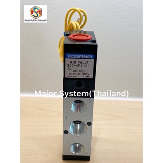 Koganei 300-4E1-03-L-AC100V SOLENOID VALVE