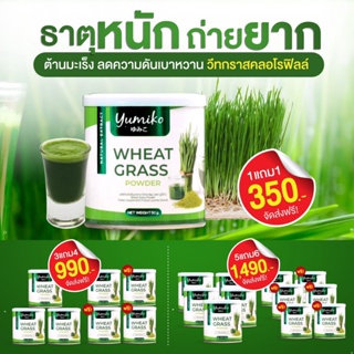 ✅ Wheat grass แท้💯 คุณภาพสูง เข้มข้น วีทกราส ไฟเบอร์ คลอโรฟิลล์ ต้นอ่อข้าวสาลี  ยูมิโกะ  บรรจุ 50 กรัม/กระปุก