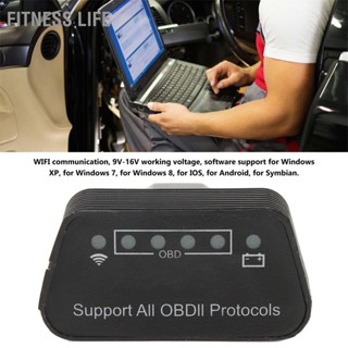 BFitness Life Obd2 เครื่องสแกนเนอร์วินิจฉัยความผิดพลาด Obd ไร้สาย สําหรับ Elm327