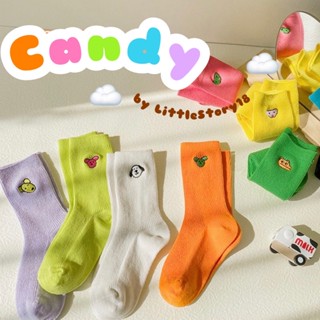 [LittleStory18] มาใหม่ ถุงเท้าเด็กสไตล์เกาหลี รุ่น CANDY