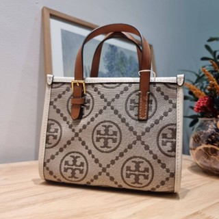 ส่งฟรี🔥 กระเป๋าสะพายข้าง Tory burch แท้💯 สีขาว tote ผู้หญิง ขนาดกลาง สวยเก๋