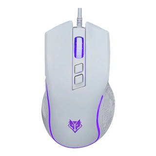 เม้าส์ NUBWO NM96 Gaming mouse (สีขาว) - รับประกันสินค้า 1 ปี