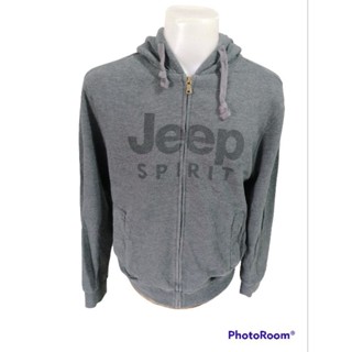 เสื้อสเวตเตอร์ฮู้ดแบรนด์ JEEP SPIRIT Size L มือ2