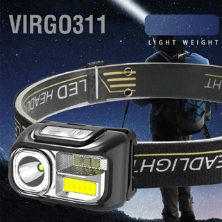 BVirgo311 ไฟหน้า Led ระยะไกล แบบพกพา ชาร์จ Usb สําหรับตกปลากลางแจ้ง