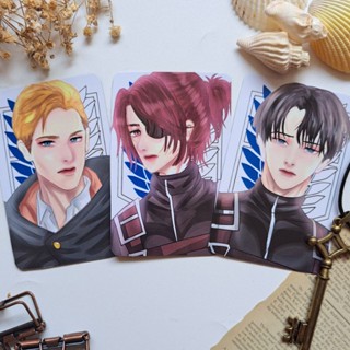 โฟโต้การ์ด Attack on titan โดย Onintwin/photocard shingeki no kyojin