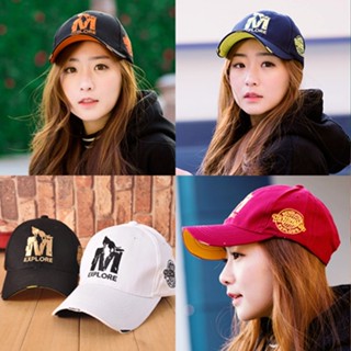 Cap_M Hat หมวกแก็ป ลายปัก มีหลายสี ราคาถูก พร้อมส่ง