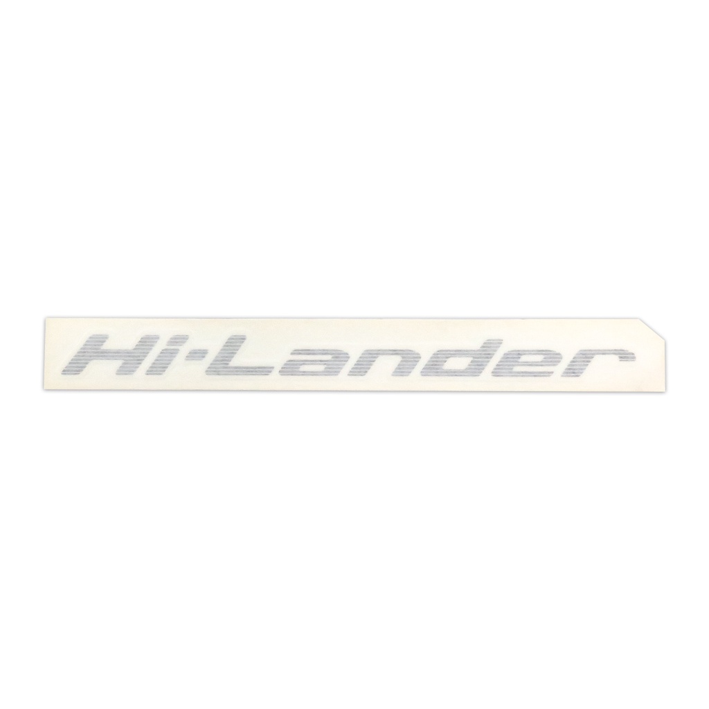 สติกเกอร์ฝาท้าย DMAX ปี 07 แท้ห้าง "HILANDER"อ่อน(8-97405010-1)[26027890] (1แผ่น)