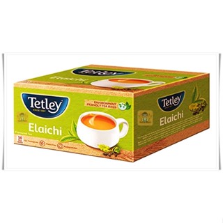 ชาซองสำเร็จรูป รส ลูกกระวาน ยี่ห้อ Tetley  (50 ซอง) -- Tetley Elaichi Chai  (50 Tea Bags)