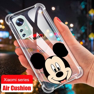 เคสซิลิโคนใส ลายการ์ตูนมิกกี้เมาส์ กันกระแทก สําหรับ Xiaomi Redmi Note 12s A2 12 Pro 5G 12 Pro+ Plus 12 Pro 4G