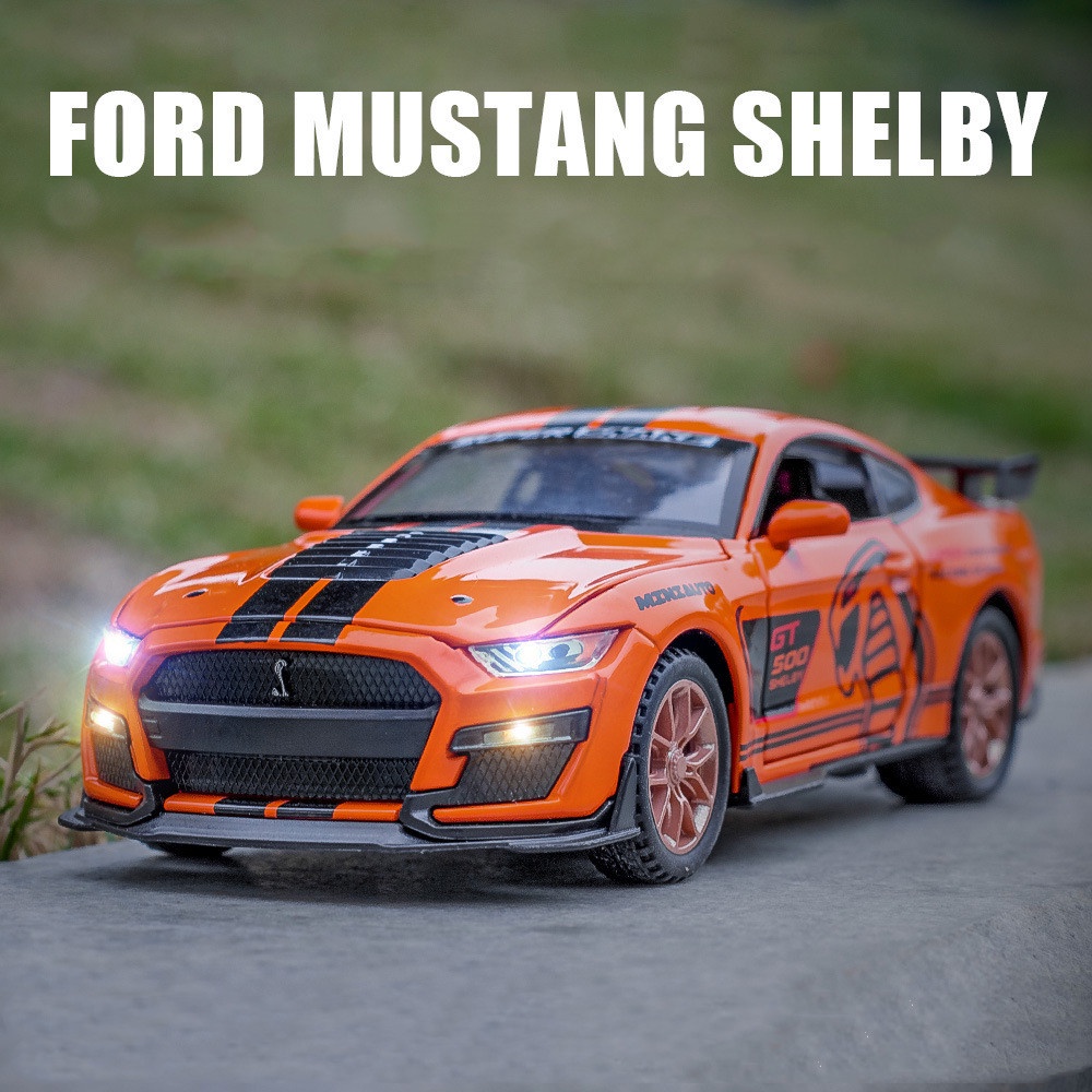 โมเดลรถยนต์ 1:32 FORD MUSTANG SHELBY GT500 ของเล่นสําหรับเด็ก