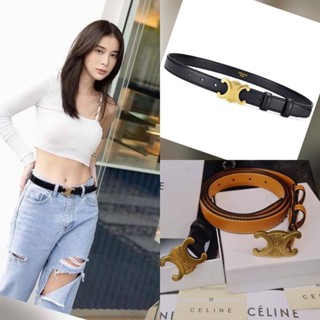 เข็มขัดซีรีน C_E_L_I_N_E หนัง พร้อมกล่อง+ถุง ใส่ได้ทั้งผู้ชายผู้หญิง หรือให้เป็นของขวัญ ใส่ทำงาน