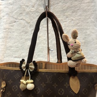 หูถักกระเป๋า  LV neverfull, Coach เแฮด์เมด สวย แน่น