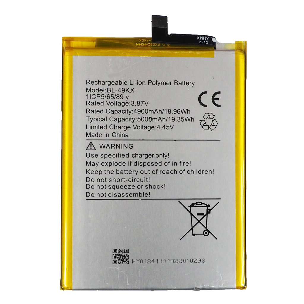 แบตเตอรี่ infinix Note 12 (BL-49KX) รับประกัน 3 เดือน แบต infinix Note 12