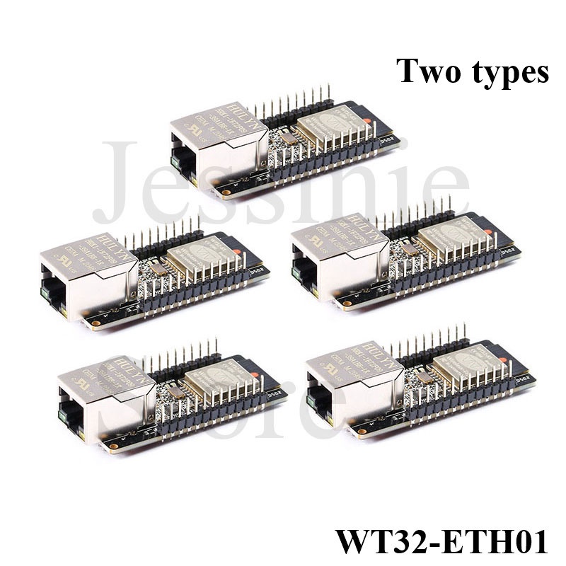 5pcs WT32-ETH01 Embedded Serial Port Ethernet Networking Ethernet WIFI Combo Gateway MCU WT32 ETH01 