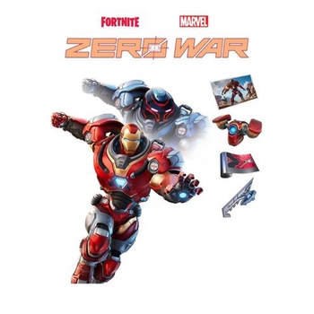 สกิน Fortnite - Iron Man Zero Outfit (5 codes - Zero War Bundle)